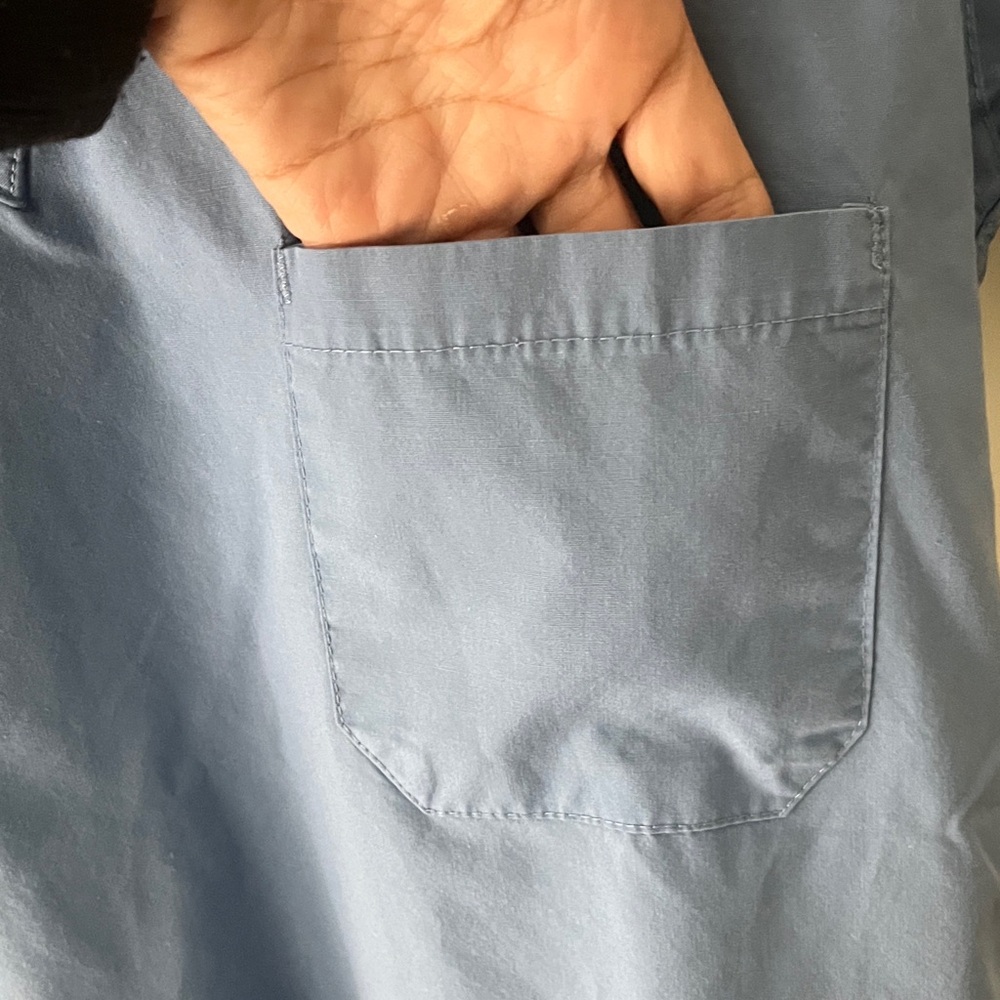 NWT Set of Scrubs light Blue top and bottom sz XS Fashion Seal Healthcare - Picture 5 of 13